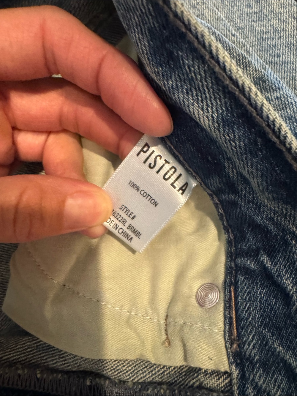 CASSIE SUPER HIGH RISE STRAIGHT JEAN - BRAMBLE - Picture 10 of 11